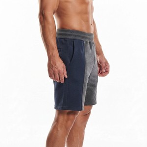 Pantalones Cortos Deportivos para Hombre con Bloques de Color, Cintura Elástica con Cordón, Diseño de Paneles Sólidos, Tejido Transpirable - Product Image 3