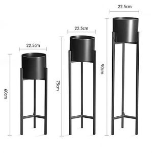 Metal Decorative <b>planter</b> with Stand With High Quality Pieces - Product Image 3