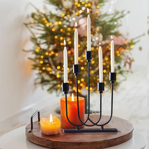 Durable Light Weight Iron Handmade Portable Multi-Occasion <b>Candlestick</b> Holder for Home Decoration - Product Image 4