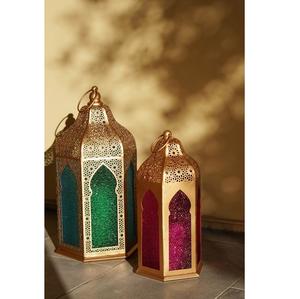 Linterna Pequeña de Metal Dorada para Ramadán, Ideal para Decoración del Hogar, Celebraciones del Eid, Regalos Familiares y Festividades (Venta al Por Mayor) - Product Image 4