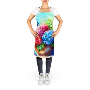 Multicolor Large Adult Unisex Watercolor Hydrangeas <b>Apron</b> for Cooking Baking Crafts <b>Gardening</b> Kitchen Server - Product Image 2