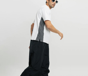 เสื้อยืดโอเวอร์ไซส์ลายกราฟิกผ้าคอตตอน 100% หนานุ่ม สไตล์สตรีทแฟชั่นใหม่ ล้างสีแบบแอซิดวอช สำหรับผู้ชาย ไซส์พลัส - Product Image 6