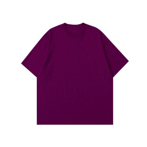T-shirt Homme Oversize Col Rond Manches Courtes en Coton/Spandex de Haute Qualité, Coupe Ample Tendance avec Logo Frontal – Vierge - Product Image 3