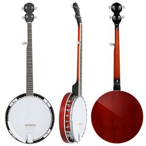 Set di banjo a 5 corde premium per destrorsi con fondo in Sapele massello e manico in Mogano - Product Image 4