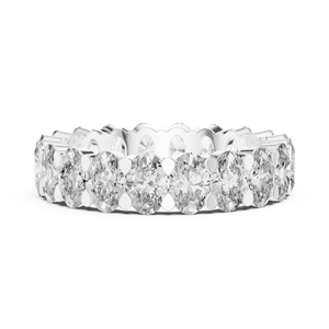 Anillo de Diamantes Cultivados en Laboratorio de Corte Ovalado y Redondo de Lujo, Joyería Elegante para Bodas, Proveedor Mayorista OEM - Product Image 3