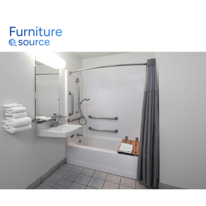 Mobilier de chambre à coucher Motel 6 de haute qualité-Matériau MDF contreplaqué avec revêtement stratifié pour hôtels-Usine d'exportation au Vietnam - Product Image 2