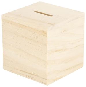 Hucha de madera minimalista estilo nórdico, transparente, creativa, personalizable DIY, caja de recuerdo de viaje, caja de almacenamiento de monedas - Product Image 6