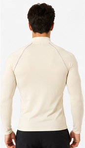 T-shirt de yoga pour homme à col montant, vêtement de sport à manches longues, t-shirt d'exercice de yoga pour homme, t-shirt de base à manches longues ajusté pour homme - Product Image 3