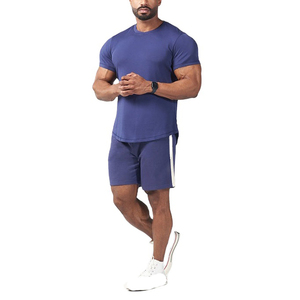 Active <b>men</b> gym shirt breathable workout t shirt for training running fitness <b>stretch</b> fabric moisture wicking quick dry Shirt - Product Image 6