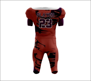 Maillot de football American Powerhouse Game-Day, maillot de champion de la fierté nationale, rouge, blanc et bleu - Product Image 2