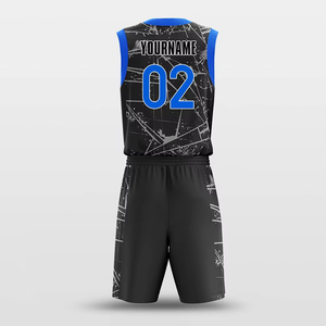 Conjunto de Camiseta y Pantalones Cortos de Baloncesto Personalizados con Nuevo Diseño al por Mayor, Uniforme de Equipo Sublimado, Ropa Deportiva Transpirable de Secado Rápido para Entrenamiento - Product Image 6