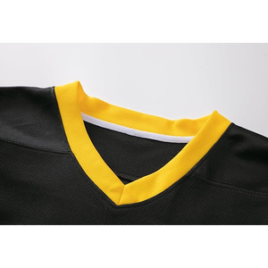 Maillots de hockey OEM sublimés 100 % polyester, uniformes de hockey sur glace personnalisés avec logo, antibactériens, séchage rapide, respirants, coupe classique - Product Image 4