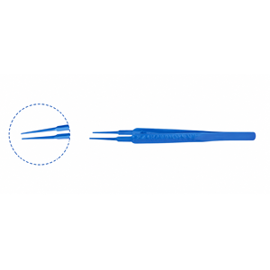 Pinzas de Titanio Azul Profesionales para Atar Suturas, Manipulación Controlada de Suturas, Atado Preciso de Nudos y Uso Oftálmico de Precisión - Product Image 6