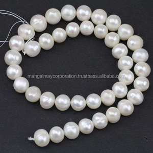 Hermosas Cuentas de Turquesa Brasileña Natural Certificada por IGI, Corte Brillante, Pulidas, Matriz Azul Marrón, Gemas Aamna Especiales para Mujer - Product Image 4