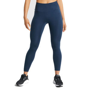 Seamless Solid High Waisted Elastic Waist Yoga <b>Leggings</b> Sculpt Fit Breathable Quick Dry Workout Gym Running Activewear for Women - Product Image 4