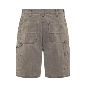 Shorts pour hommes en maille noire unie, taille mi-haute, respirants, avec cordon de serrage, pour la course et la gym, personnalisables avec logo et option OEM - Product Image 6