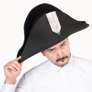 Chapeau Bicorne Historique pour Adultes - Design Traditionnel d'Extérieur 100% Laine Léger & Écologique Ajustement Réglable Toutes Saisons - Product Image 3