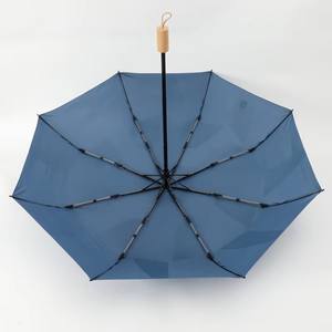 Paraguas Moderno de Doble Uso, Plegable en 3 Secciones, Nuevo, Fácil de Guardar, Tipo Parche, Apertura Manual, Diseño Simple para Días Lluviosos y Soleados - Product Image 5