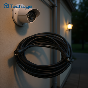 Wholesale 5.5mm X 2.1mm Male Plug Security <b>Camera</b> DC Power Extension <b>Cable</b> <b>Camera</b> Power Supply Adapter Surveillance Accessories - Product Image 3