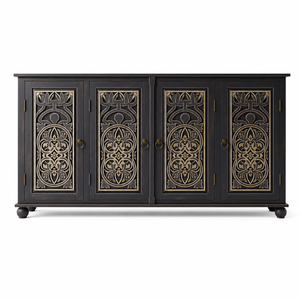 Eco Friendly <b>Sideboard</b> <b>Storage</b> Cabinet For Living Room Dining Area And Home Organization Use Available At Discounted Price - Product Image 6