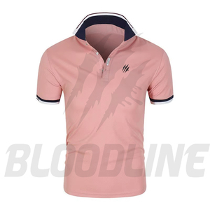 Bloodline Herren Baumwoll-Kurzarmhemd Weiß Gestrickt Atmungsaktiv Formell Regular Fit Bedrucktes Design Vorderes Logo - Product Image 3