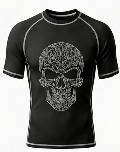 NOUVEAU 2026 LUXE ENTERPRISES T-SHIRT RASHGUARD 100% SPANDEX & COTON VÊTEMENTS POUR HOMMES HÉMENDEUX MANCHES COURTES HAUTE QUALITÉ LOGO PERSONNALISÉ - Product Image 1