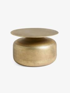 Modern <b>Round</b> Marble Coffee <b>Table</b> With Metal Frame Contemporary Living Room Furniture - Product Image 4