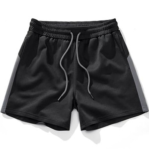 Pantalones cortos deportivos para hombre, transpirables, con logotipo personalizado, estampados digitales, 100% poliéster elástico, al por mayor, nueva tendencia. - Product Image 2