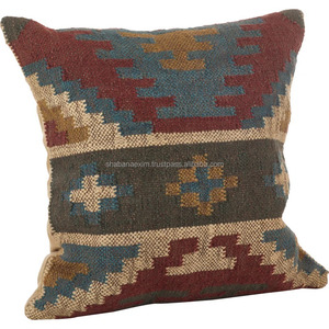 Vintage Kilim Pillow <b>Cover</b> Traditional Handloomed Wool <b>Cushion</b> Rustic Home Decor Nomadic Patterns Pillow <b>Covers</b> - Product Image 4