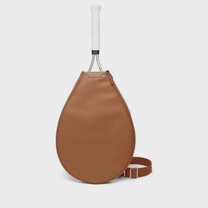 Bolsa de cuero para palas de pickleball, hecha a mano, de alta calidad, para almacenamiento de accesorios deportivos premium, a la venta al por mayor. - Product Image 1