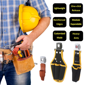 Cinturón de herramientas de electricista OEM ODM con bolsa de herramientas de poliéster resistente al desgaste de tela Oxford para envío por correo. - Product Image 3