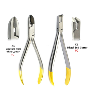 Offre Spéciale – Coupe-fil orthodontique dentaire, coupe-fil distal, ensemble de pinces orthodontiques TC, haute précision, acier inoxydable - Product Image 1