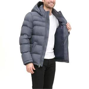 Veste matelassée personnalisée pour homme, vêtements d'hiver haut de gamme, production en gros - Product Image 6