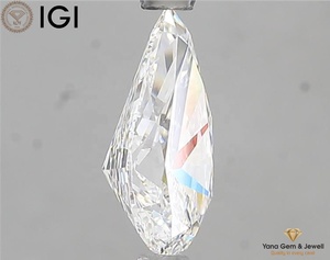 Anillo de Diamante Cultivado en Laboratorio CVD de 1.50 Quilates, Corte Pera, Color F, Claridad VVS1, con Certificado IGI, para Uso en la Oficina, para Mujer - Product Image 3