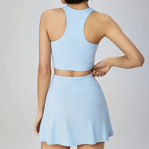 Falda de tenis de alta calidad personalizada con estampado por transferencia térmica para mujer, diseño plisado de cintura alta, falda de tenis suave para mujer - Product Image 4