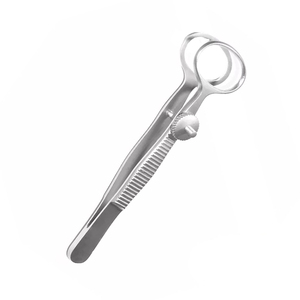 Desmarais Chalazion Forceps Tweezers Oval Ring 12x14 mm Stainless Steel Ophthalmic Surgical Instrument Custom OEM Metal Tool - Product Image 2