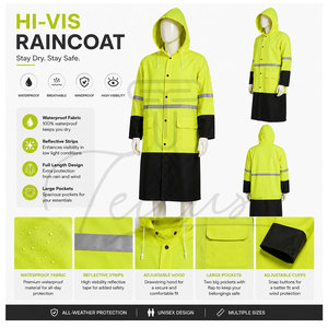 Hot Selling Raining Cloth Raincoats Unisex Outdoor Rain Coat Waterproof Rain <b>Jackets</b> for Adults - Product Image 5