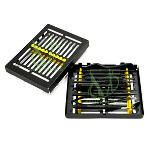 Kit de Cirugía Oral Periodontal Dental Micro, 11 Piezas, Instrumentos Quirúrgicos para Implantes, Acero Inoxidable, Manual, Reutilizable, Certificado CE - Product Image 1