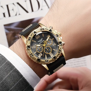 Fashion Mens <b>Watches</b> Luxury Silicone Quartz <b>Watches</b> for Man 7239 - Product Image 3