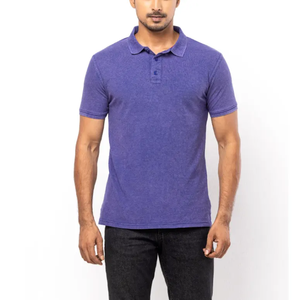 Polo de sport décontracté pour homme de haute qualité, à manches courtes, motif uni, en coton, idéal pour le golf, collection été - Product Image 6