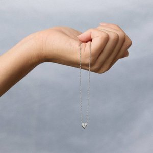 Pendentif en argent sterling 925 avec moissanite, motif glace, bijou de luxe tendance hip-hop, cadeau étincelant pour femme - Product Image 1