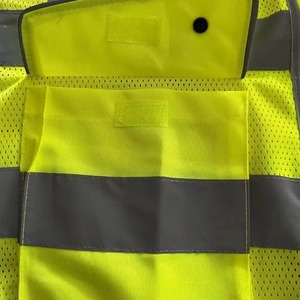 Gilet de sécurité haute visibilité PLAYER'S POINT certifié CE/EU, coupe-vent, résistant à l'eau, bandes réfléchissantes, fermeture éclair, polyester - Product Image 4