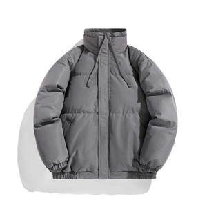 Custom Logo Black Polyester Winter Outdoor Puffer Down Coat Padded Men's <b>Jumper</b> Jackets for Men - Product Image 2