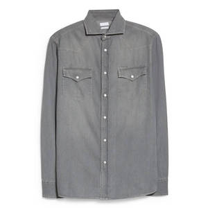 Chemise en jean premium pour homme 2025 – Légère, respirante, séchage rapide, style décontracté urbain, logo personnalisé, vente en gros OEM - Product Image 4