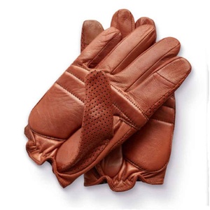Promoción: Guantes de Cuero Genuino para Hombre, Piel de Oveja y Cabra, Guantes de Invierno para Conducir, para Piloto - Product Image 1