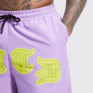 Shorts de survêtement confortables et décontractés pour hommes, respirants, à taille élastique, personnalisables, grandes tailles, 100 % coton molletonné, couleurs unies personnalisables - Product Image 4