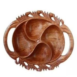 Plateau de service en bois pour fruits secs, idéal pour les occasions festives et les réceptions, à prix bas - Product Image 3