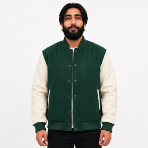 Vestes universitaires personnalisées en gros pour les détaillants de vêtements américains avec vestes à patchs et vêtements d'extérieur universitaires - Product Image 5