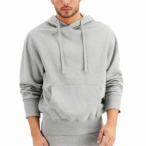 Ensemble sweat à capuche et short en molleton bouclette 100 % coton, 500 g/m², avec impression en relief, personnalisé pour fabricants - Product Image 3