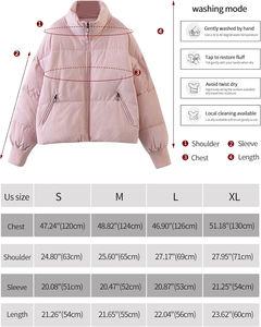 Chaqueta Acolchada de Invierno Personalizable de Alta Calidad, Chaqueta Acolchada Brillante con Relleno Cálido, Venta al Por Mayor - Product Image 4